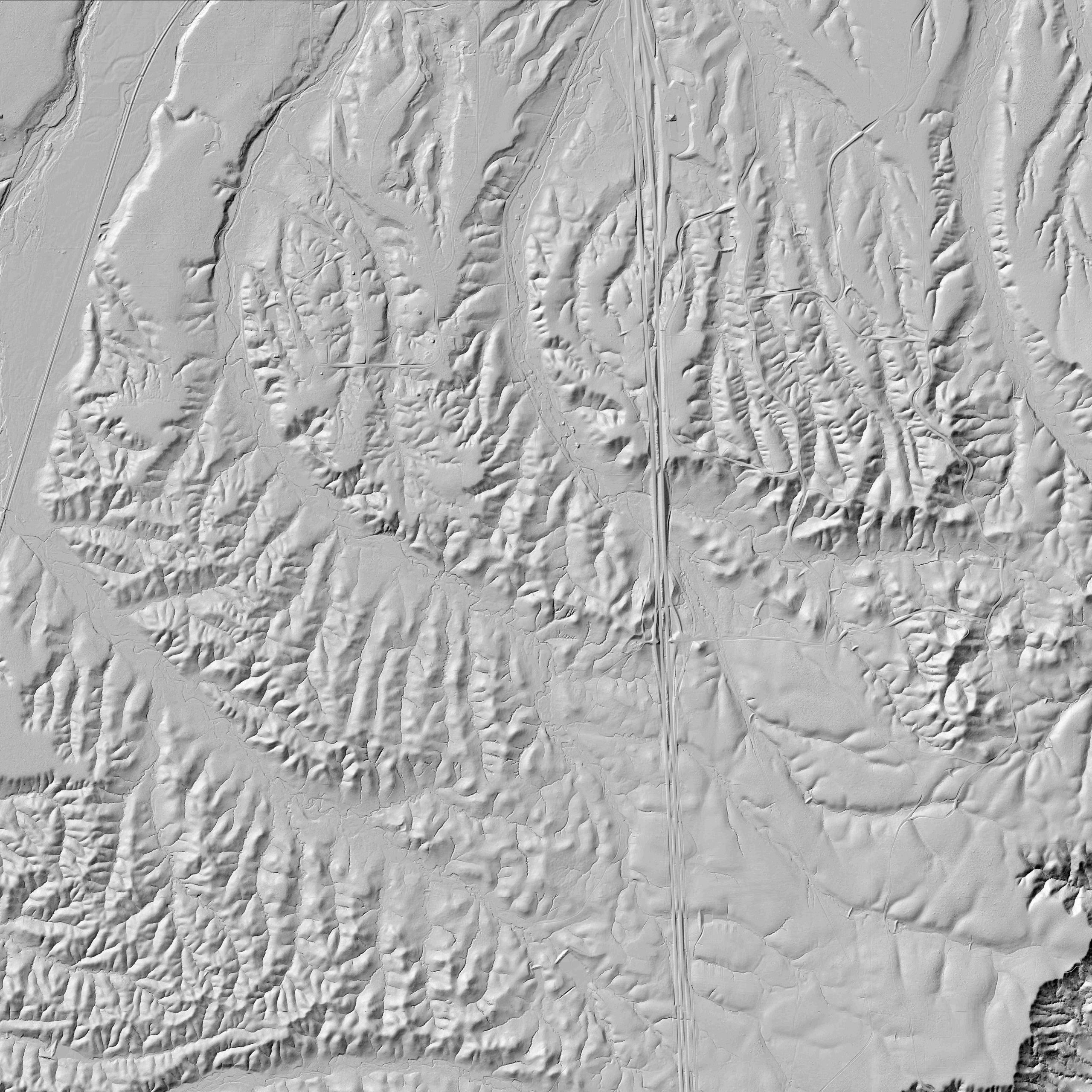 Raw Digital Elevation Model (DEM)